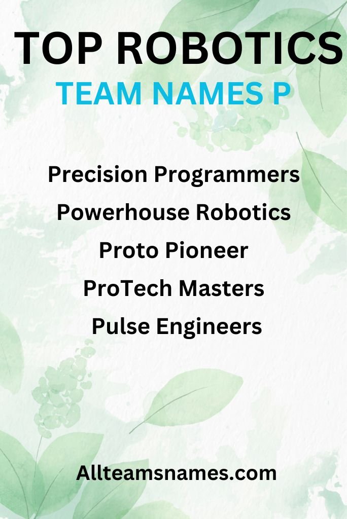 Top Robotics Team Names Engineered for Success