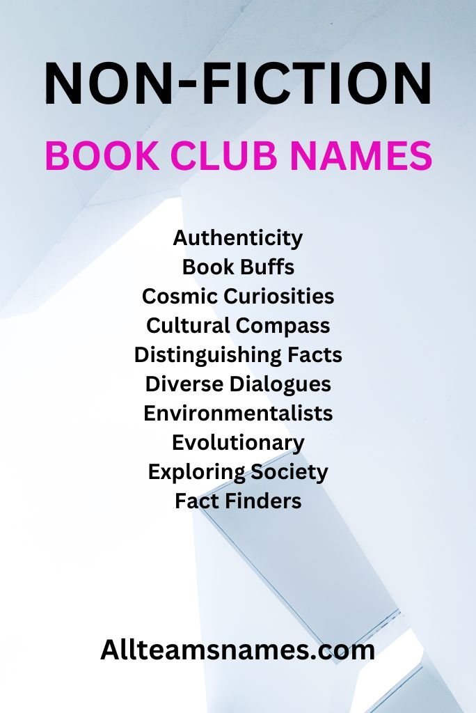 Contemporary & Classic Literature Book Club Names