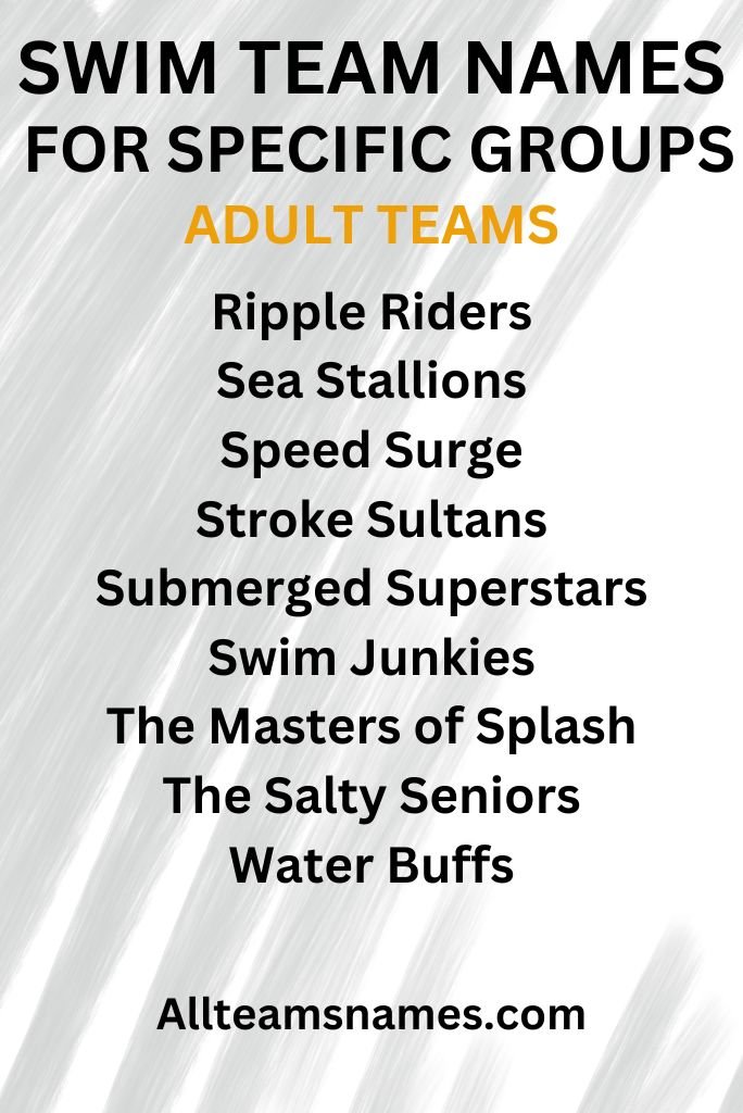 Adult Teams