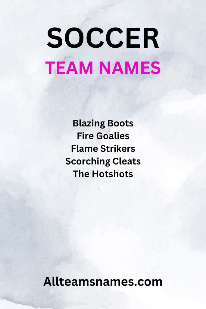 Soccer Team Names