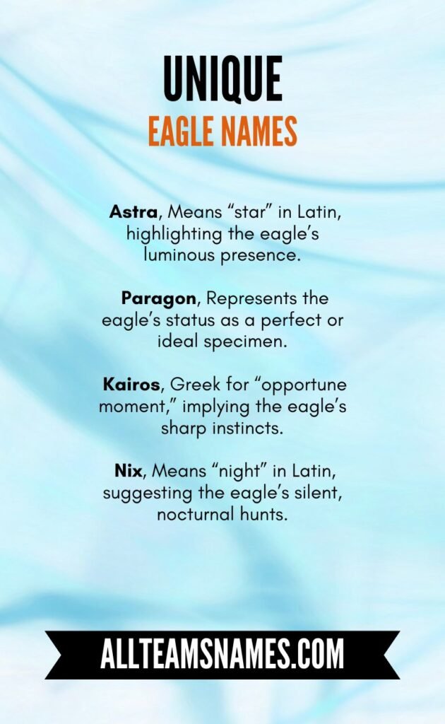 Unique Eagle Names