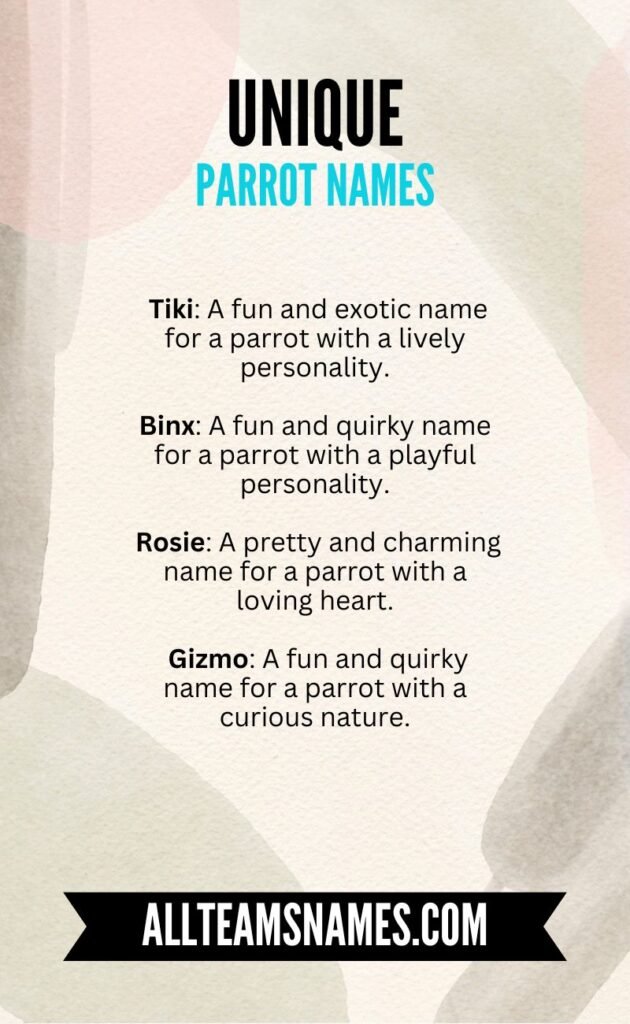 The Best Parrot Names With Meanings