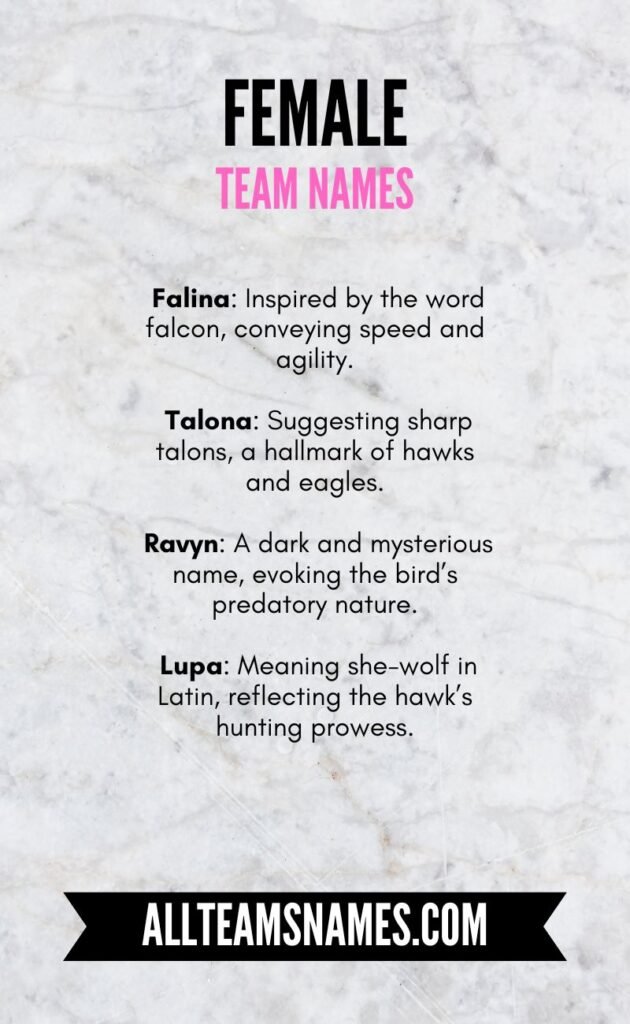 Female Hawk Names