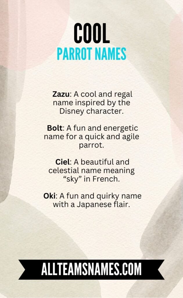 The Best Parrot Names With Meanings