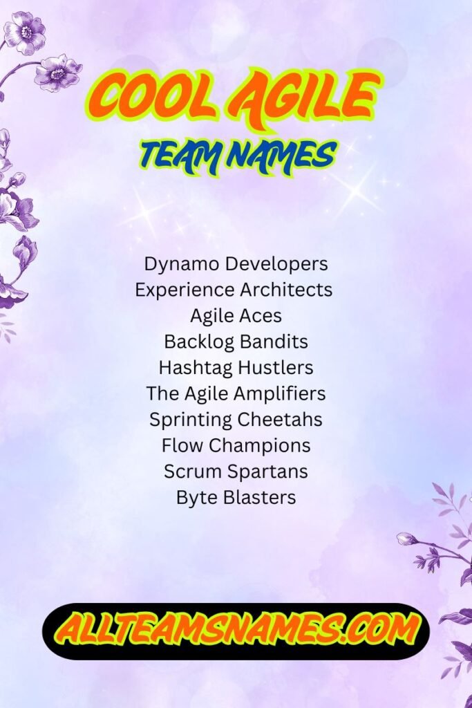 Cool Agile team names