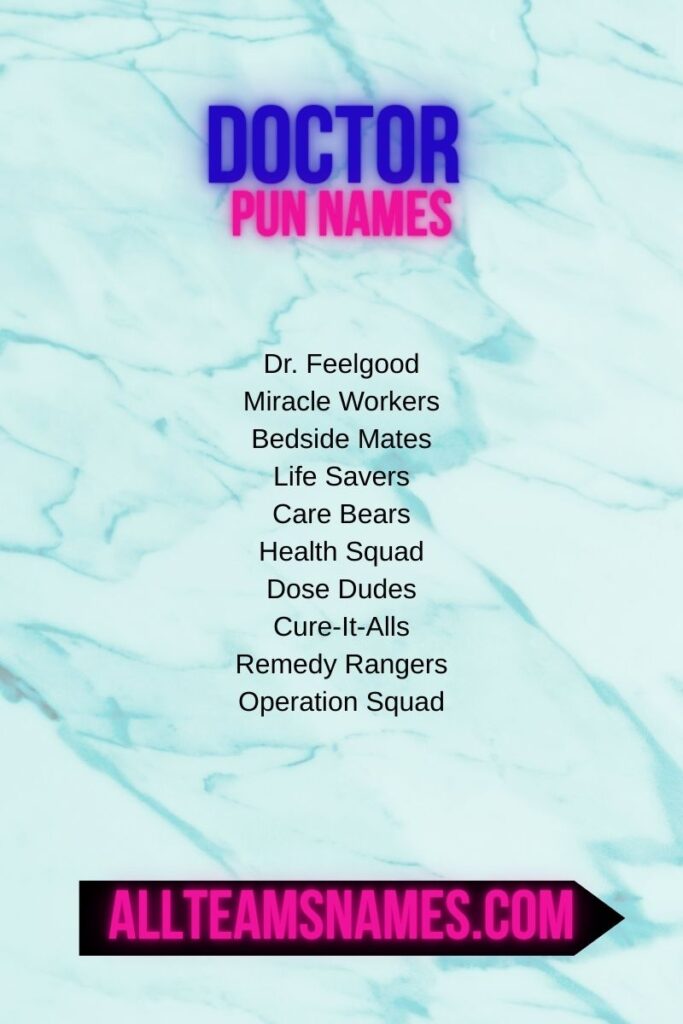 Punny Names by Profession