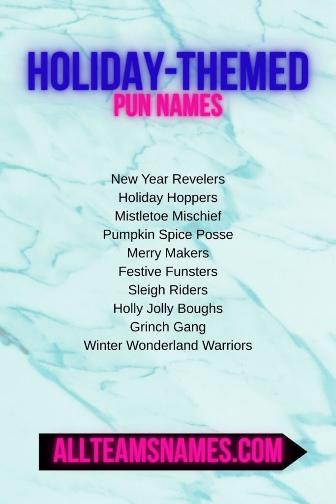 Punny Names by Theme