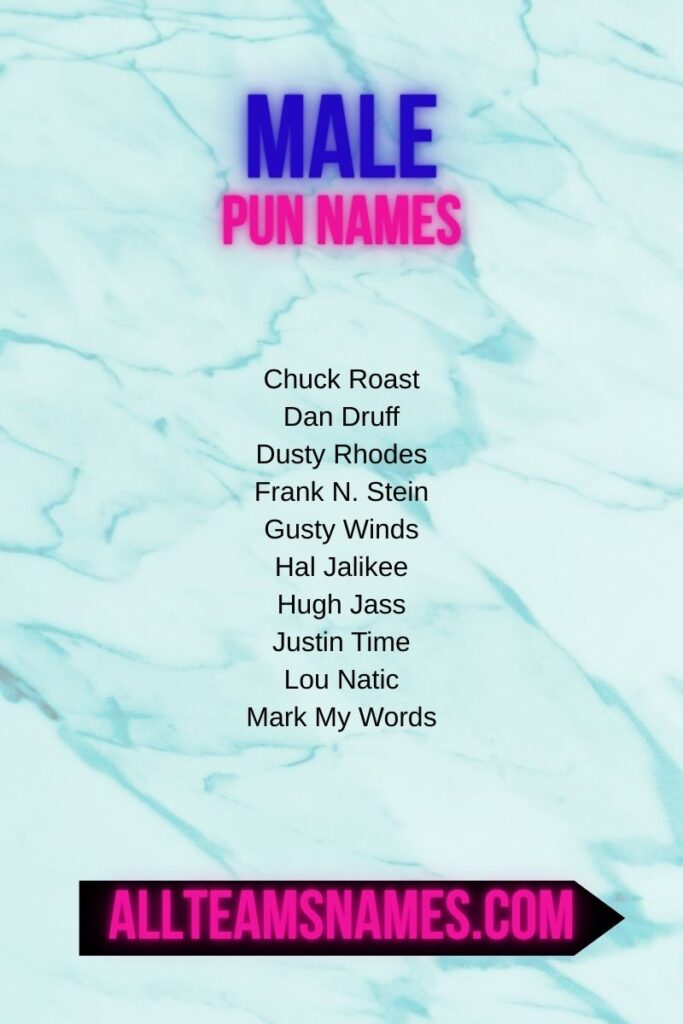 Punny Names by Gender