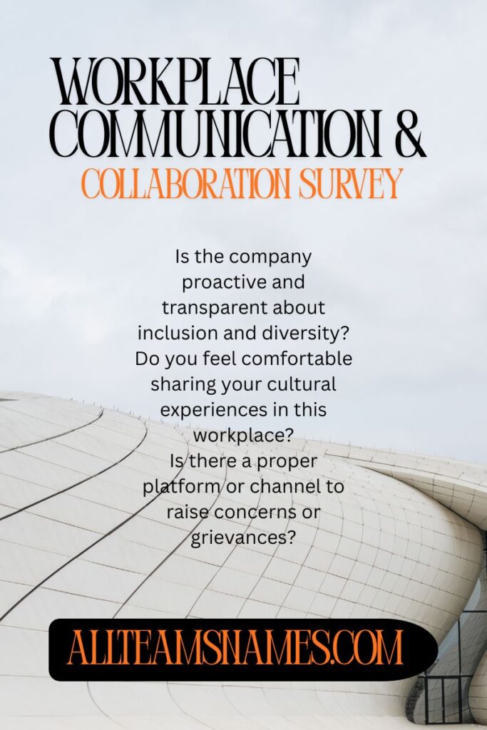 Workplace Communication & Collaboration Survey