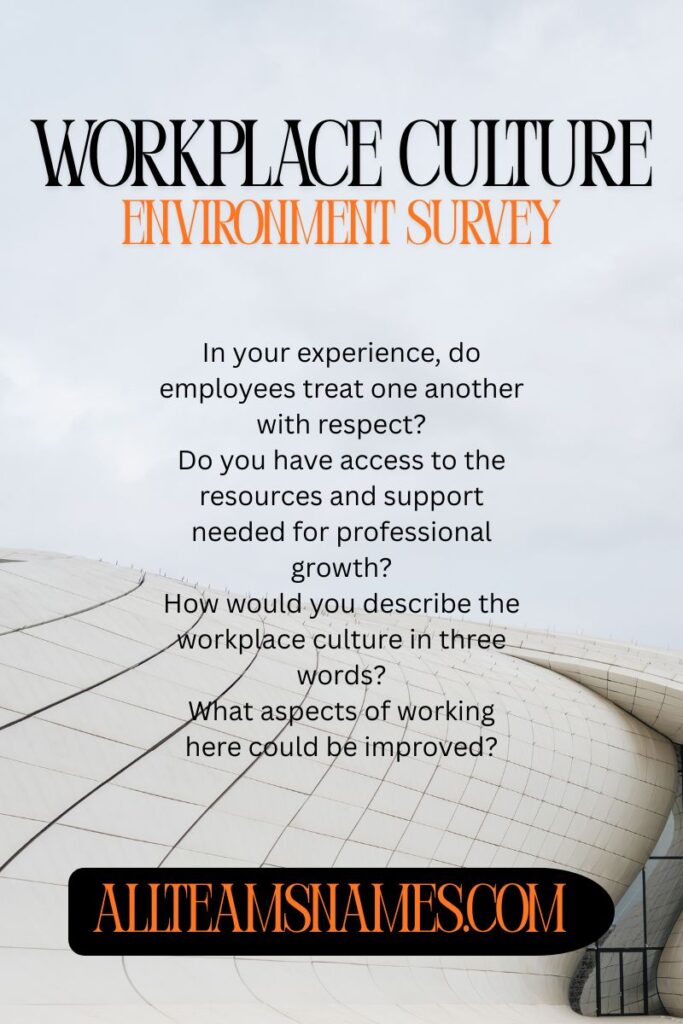 Best culture survey questions